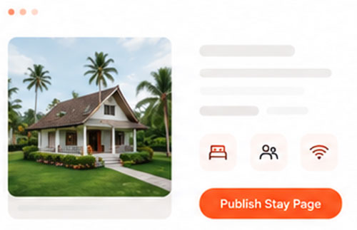 Example stay page setup preview